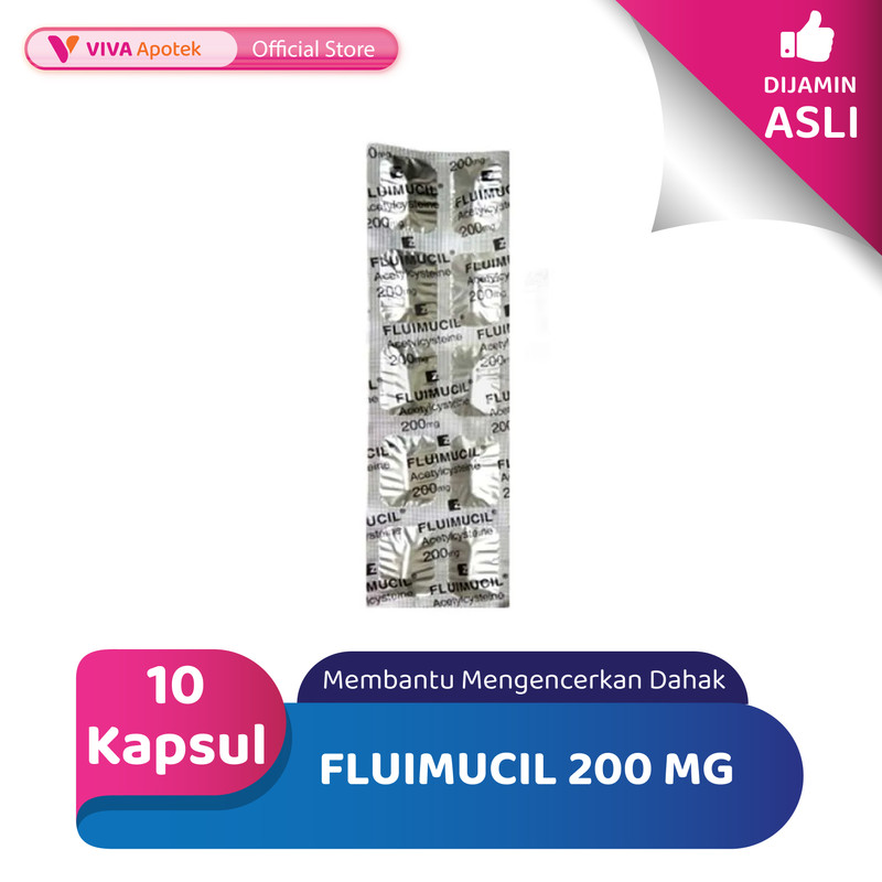 Fluimucil 200 mg (10 Kapsul)