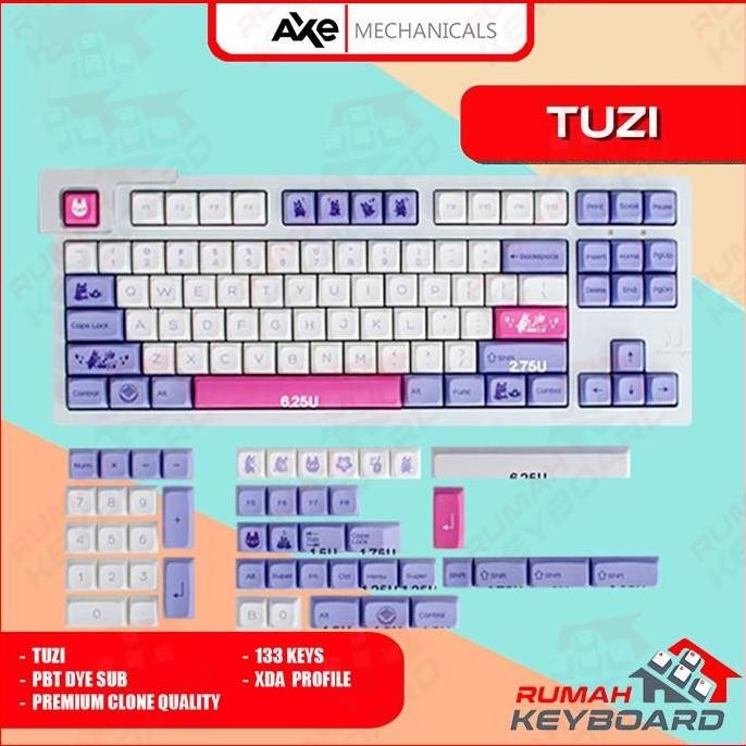 Keycap - Keycaps - Xda - Tuzi - Pbt - Dye Sub Co