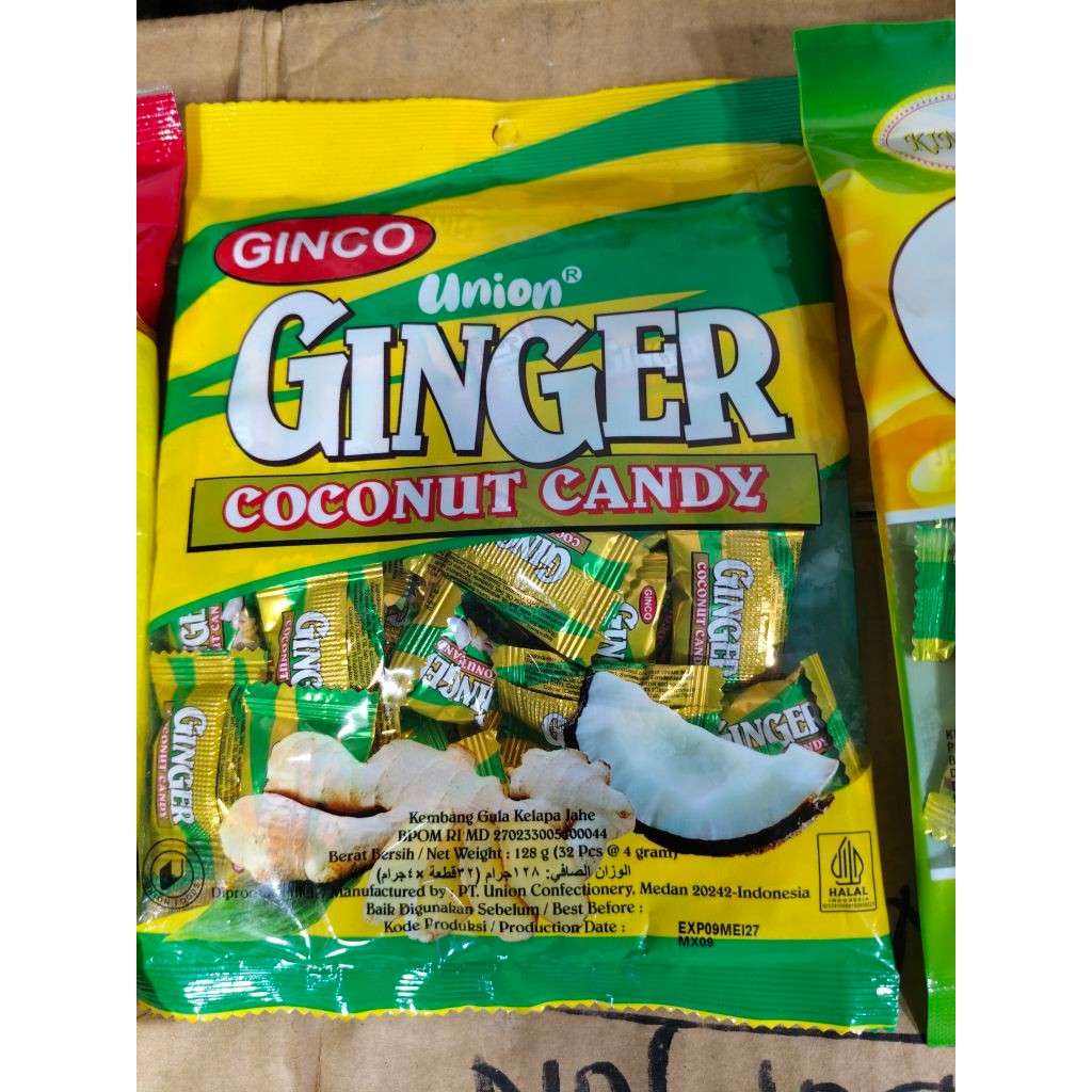 

Permen Ginger rasa jahe coconut