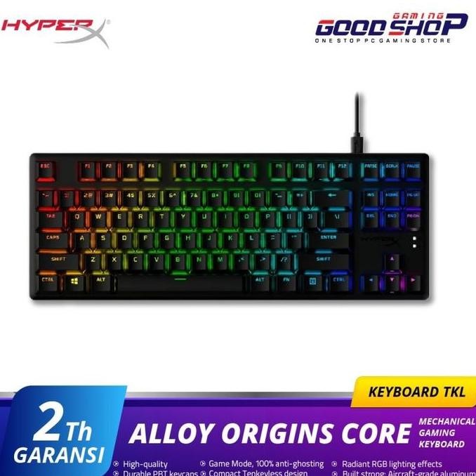 Hyperx Alloy Origins Core Keyboard - Pbt Keycaps Co