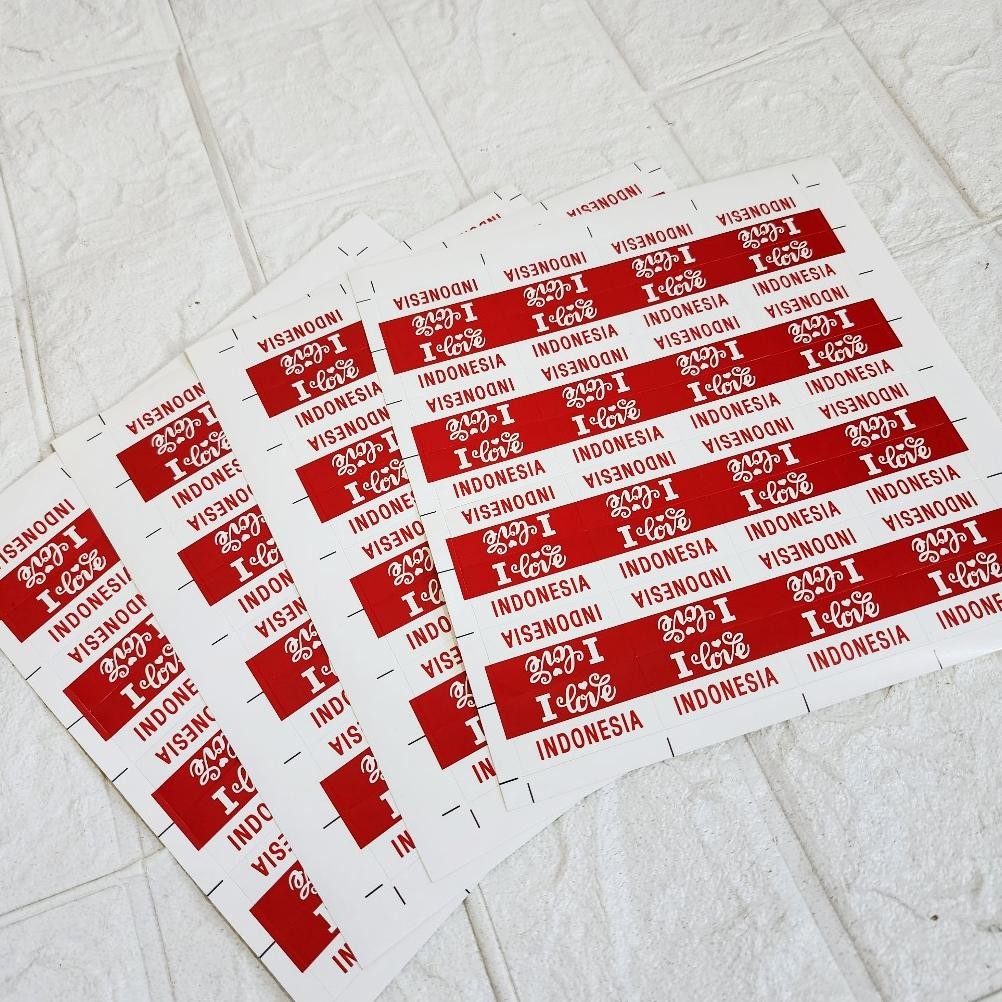 

Jpf-1015 Stiker Pipi Bendera Merah Putih / Stiker Pipi Hut Dirgahayu Ri /Aksesoris 17 Agustus