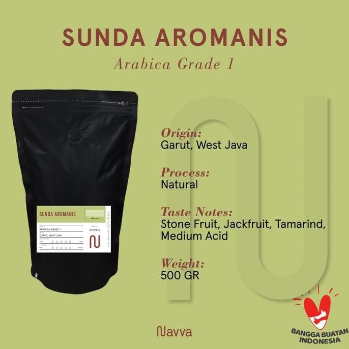 

Biji Kopi / Coffee Beans Premium 100% Arabica Sunda Aromanis 500 Gram