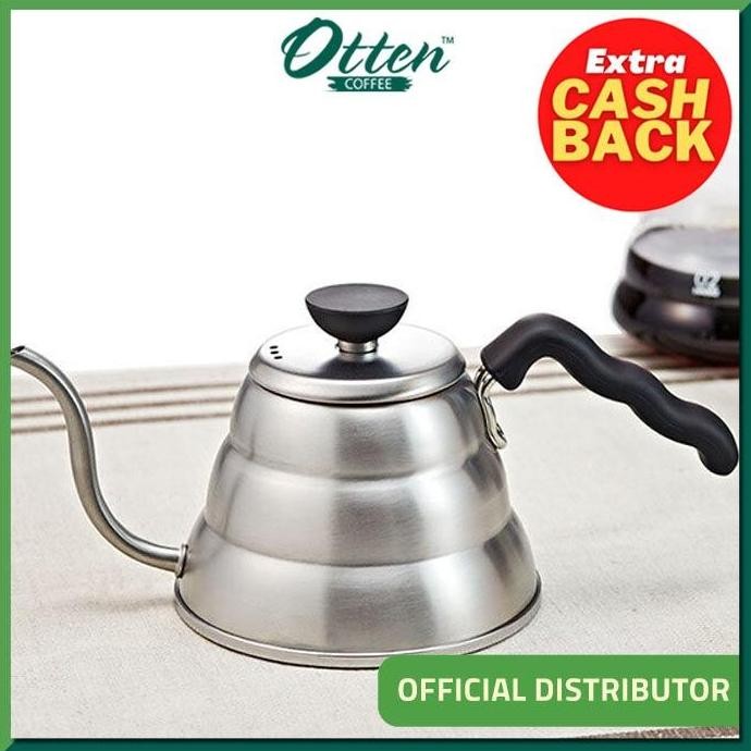 Hario - Teko Leher Angsa V60 Pour Over Kettle Vkbr-100-Hsv Dapur Stainless