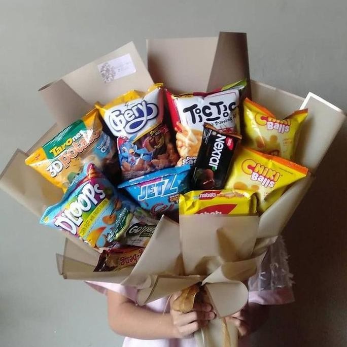 

DB222 }} buket snack murah bouquet