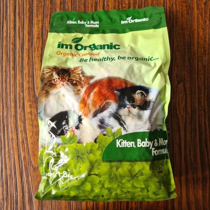 Im Organic Kitten,Baby &Mom Formula ,8kg Makanan Kucing IMO KBM