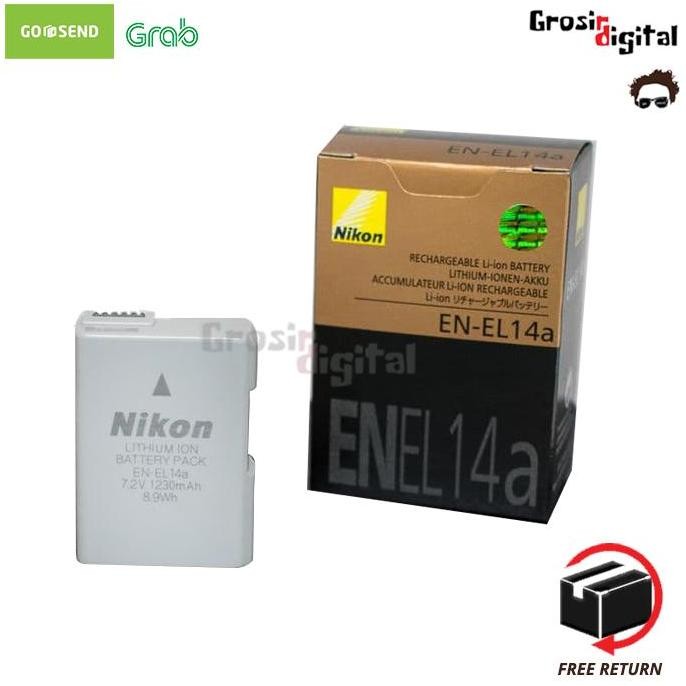 BEBAS ONGKIR - Baterai Nikon EN-EL4A For Nikon D00, D200, D00, D00, D200, D