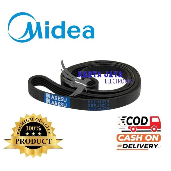 BEBAS ONGKIR - Van belt Panbel Karet Fan Belt EPJ 270 Mesin Cuci Midea Front Loading