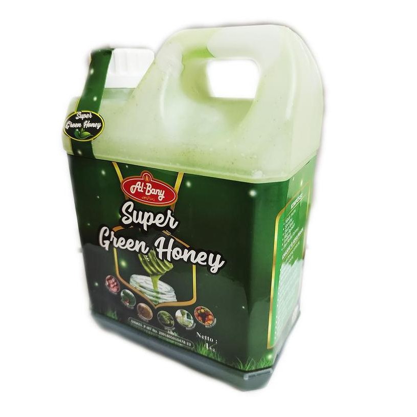 

Madu Super Green Honey Nett 1 Kg ( Solusi Atasi Masalah Lambung/Gerd ) Herbal
