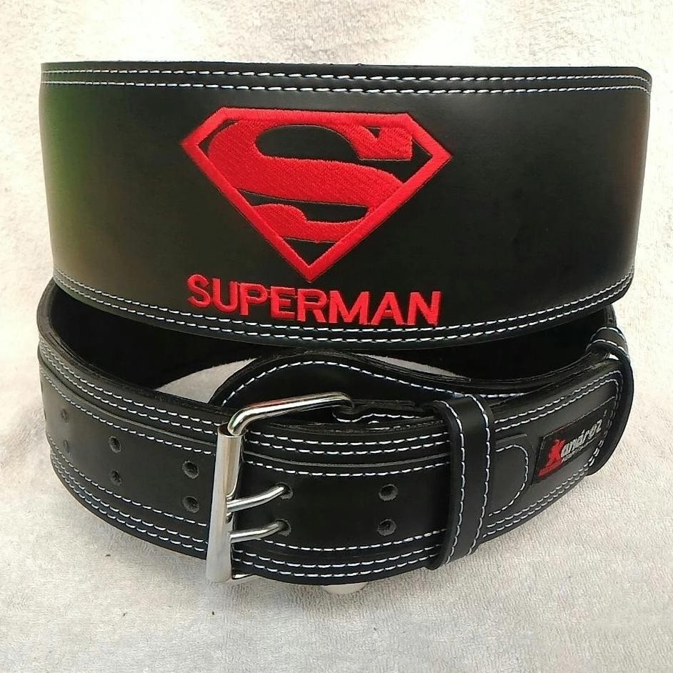 Sabuk Fitness Gym Bahan Semi Kulit / Weight Lifting Belt Fitnes