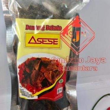 

Dendeng Balado Asese/Dendeng Kering/+ Cabe/Dendeng/Balado Asli Padang