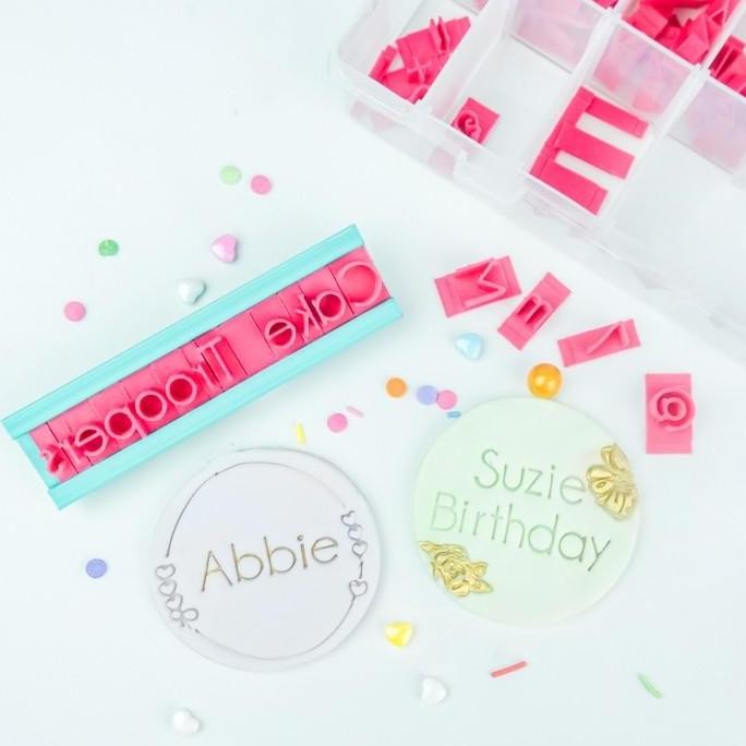 

TERLARIS - George Lettering Full Set Alphabet Stamp Cake Stamp Cake Troopers