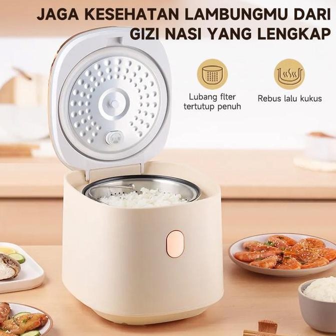 Maimeite 6 In 1 Penanak Nasi Digital Mejikom Panci Anti Stick Low Carbo Multifungsi Rice Cooker 3L C