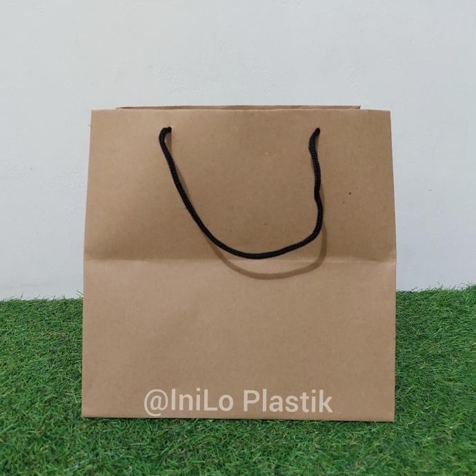 

Rg-4 Ty69 @1Pack Shopping Bag 21X21X24 Craft Polos / Paper Bag + Tali Kur Original