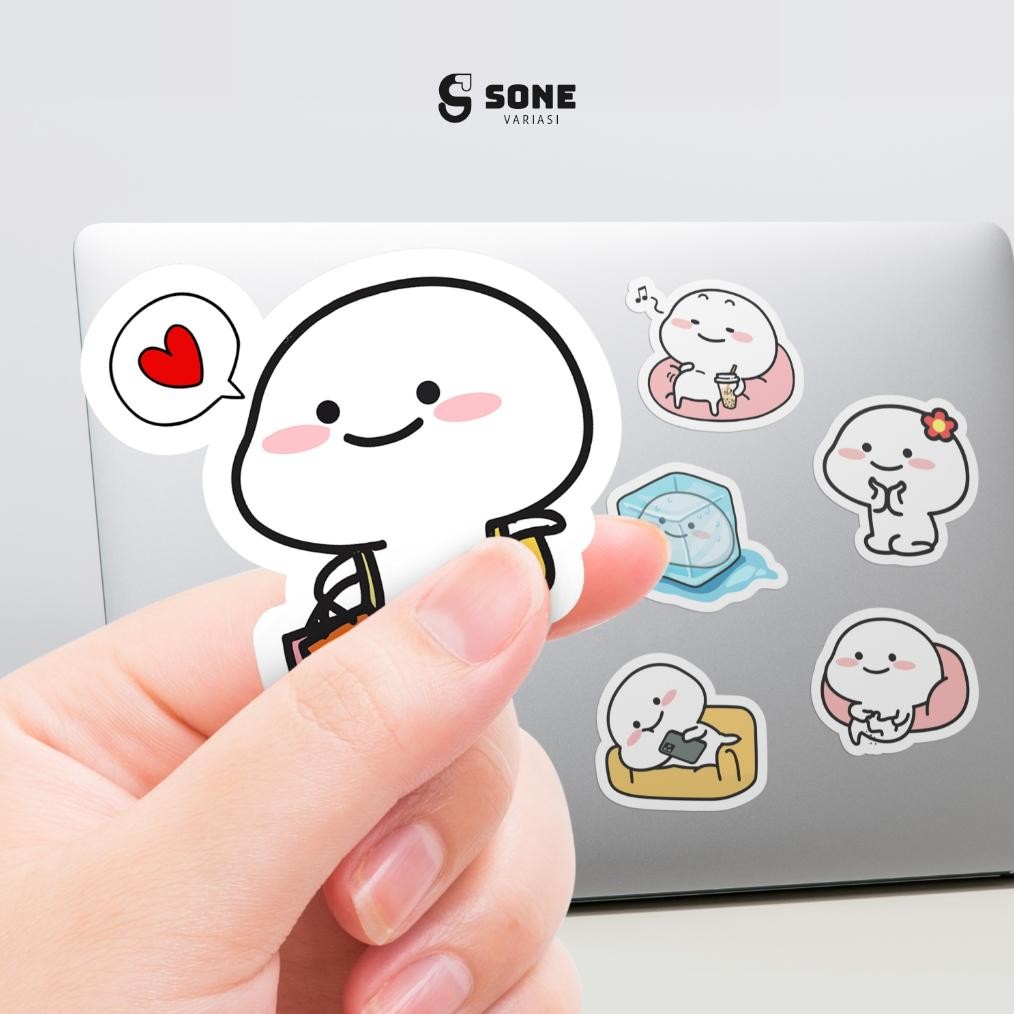 

Bisa COD Sticker Pack PENTOL QUBY Aesthetic Vinyl Waterproof Dekorasi Laptop / Jurnal / Buku / Casing Phone PWU-32