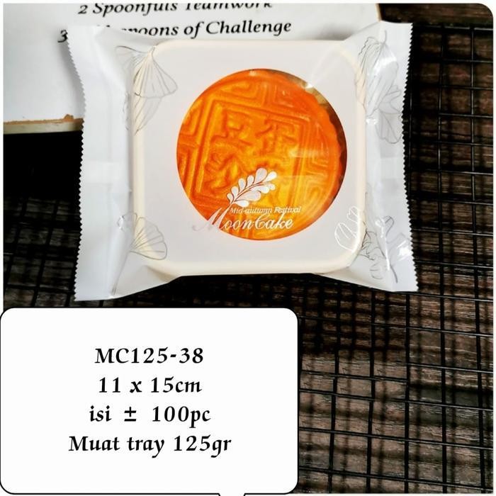 

(Diskon) Plastik Mooncake 125Gr Mc125-38 Plastik Snowskin Pia Bestseller