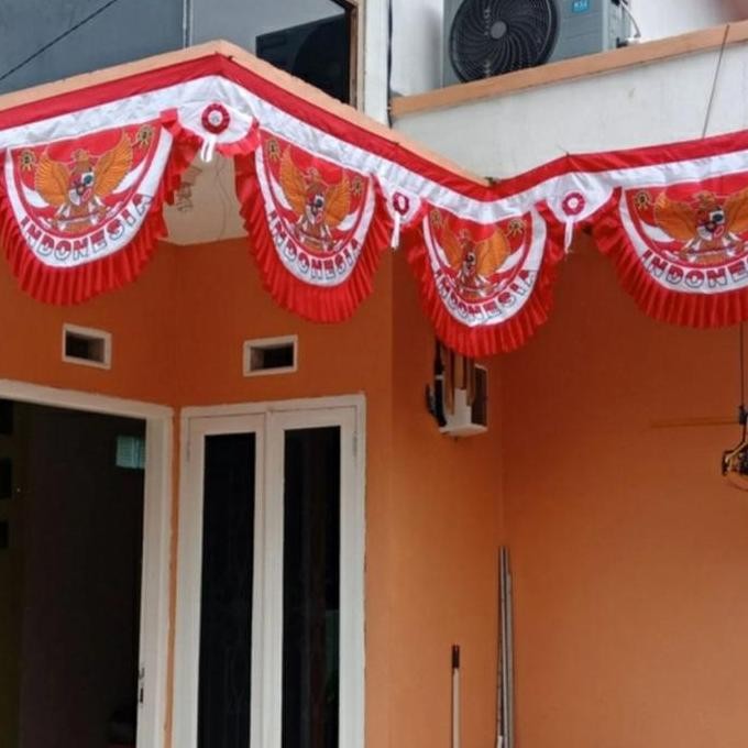 Grosir Bendera Backround Garuda / Bendera Rumbai / Bendera Merah Putih