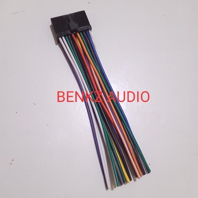 DF238>> Kabel soket head unit tape dobeldin dvd mobil china 20 pin