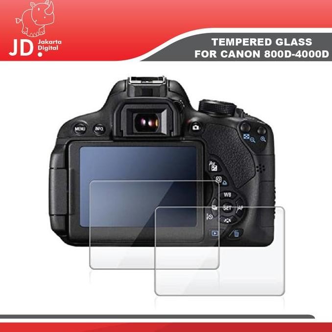 TEMPERED GLASS CANON 800D-4000D FOR DSLR CANON 800D-4000D