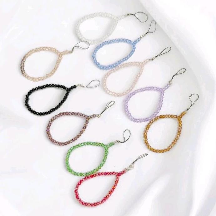 DV16 }} Lizzie Phone Strap Tali Gantungan HP Acrylic Blink Akrilik Phone Charm Bracelet Handphone La