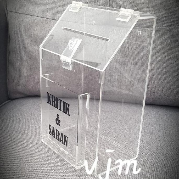 

BEBAS ONGKIR - Acrylic Kotak Saran,Kritik&Saran (07 print)