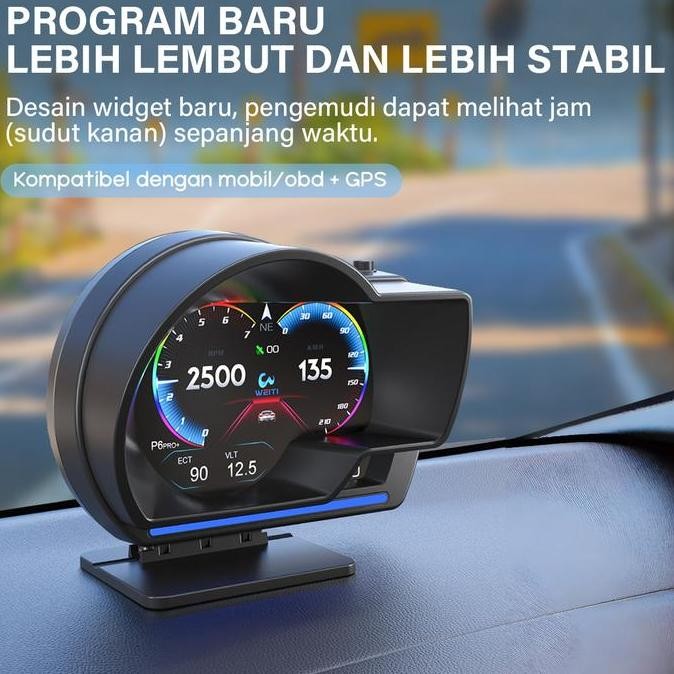 Grosir [Hadiah] Obd2 Scanner Mobil F9 Hud Display Car Smart Digital Gauge - Display Speed Security A
