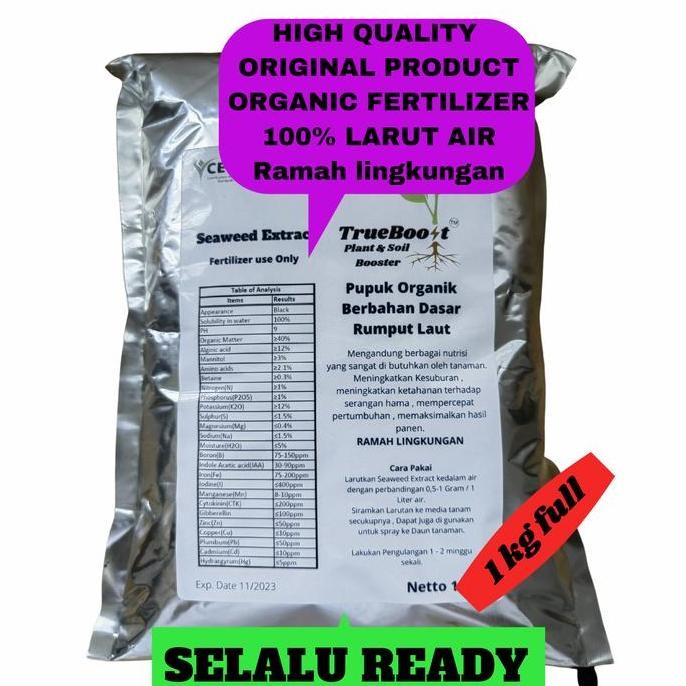 NEW - Seaweed extract Pupuk Organik ( kg )