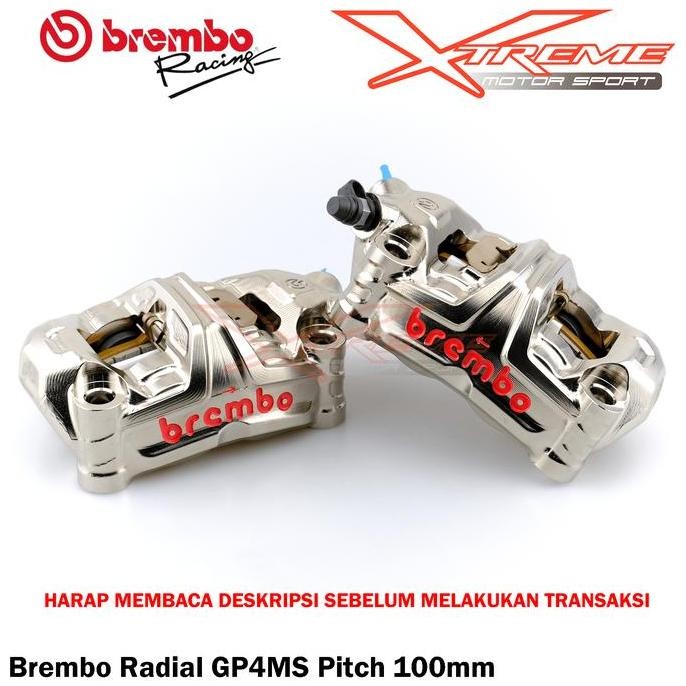 Kaliper Brembo Radial Monoblock Gp4Ms / Gp4Rb Original Brembo Italy Allshop