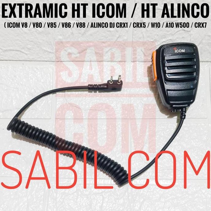 Extra Mic Ht Icom V8 / Icom V80 - Mic Ht Alinco Dj Crx1 & Crx5