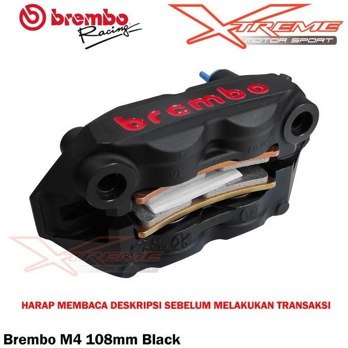 Kaliper Brembo Radial Monoblock M4 108 Mm Sebelah Kiri Only Original Brembo Italy Allshop