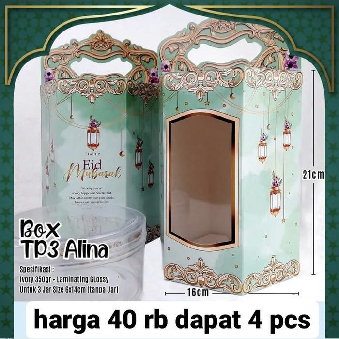 

(Termurah) Box Alina - Dus Lebaran (1 Set = 4 Pcs) Bestseller