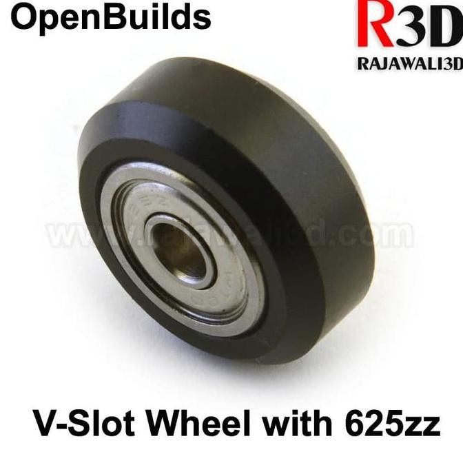 OpenBuilds CNC V-Slot POM Delrin V Wheel V-Wheel Solid w 625zz Bearing