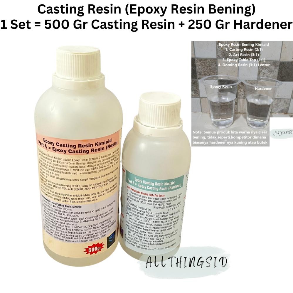 Resin Epoxy 901 Wb Anti Lembab 750 Gram - Waterproofing Dinding - Resin Bening - Epoxy Resin Bening 