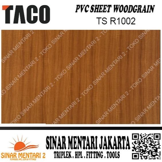 TACO SHEET PVC WOODGRAIN TS R1002 aSt