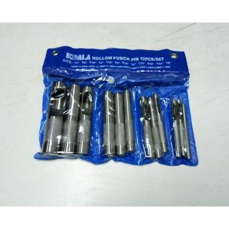 Hollow Punch Set / Plong Set 12 Pcs