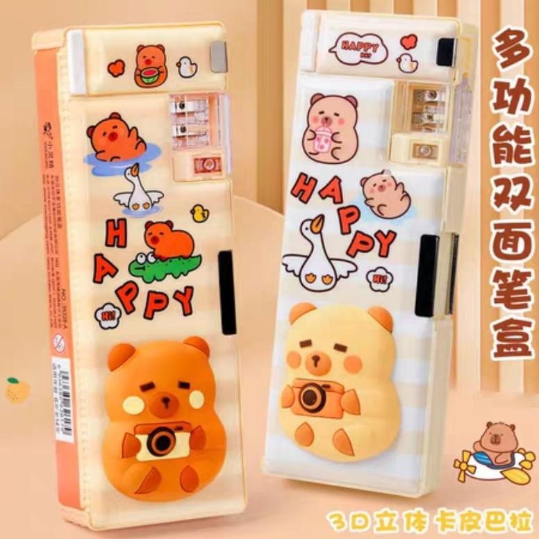 

Gd-5 Kotak Pensil 3D Kapibara/Tempat Pensil Boneka Timbul/Pencil Case Capybara