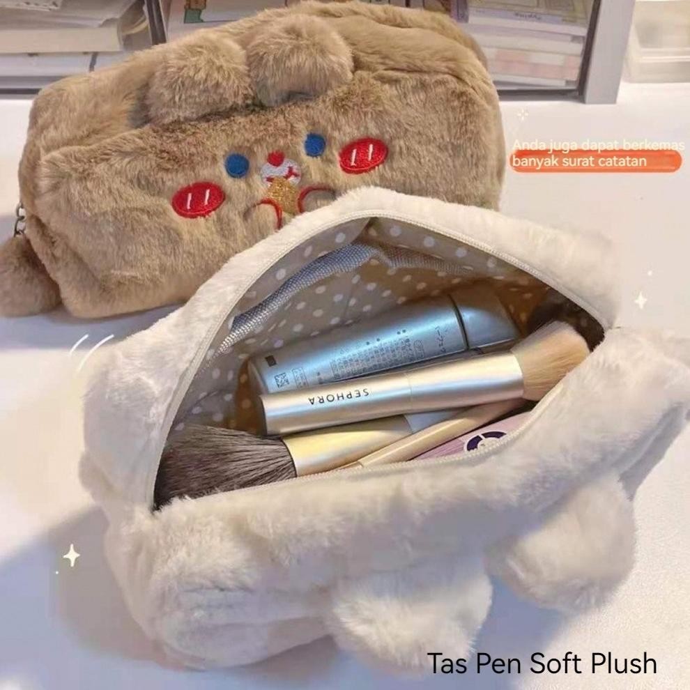 

Terbaru Tempat Pensil Bulu Soft Cute/ Tas Pensil Kosmetik/ Pouch Makeup Kecil