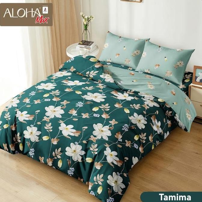 satu set bed cover 180x200 aloha / bed cover set aloha uk 180x200