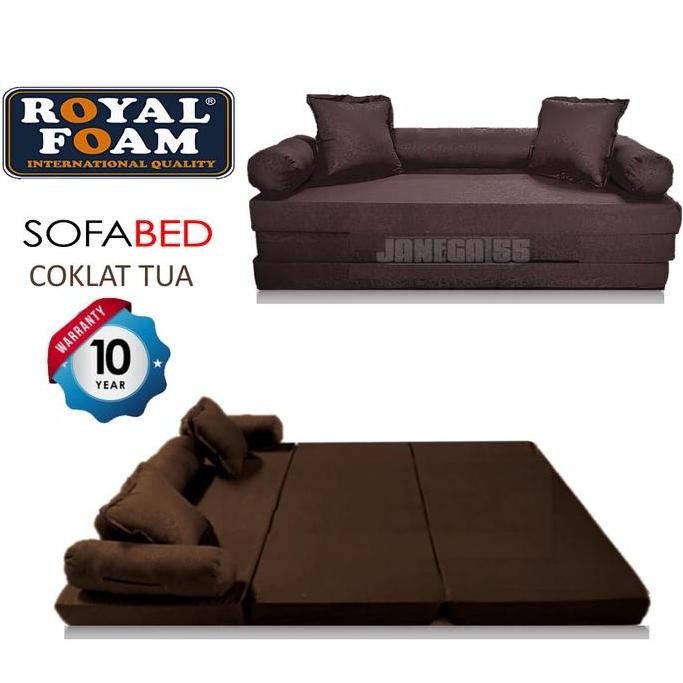 Sofa bed Royal Foam 140x180x10cm busa kasur lipat bergaransi