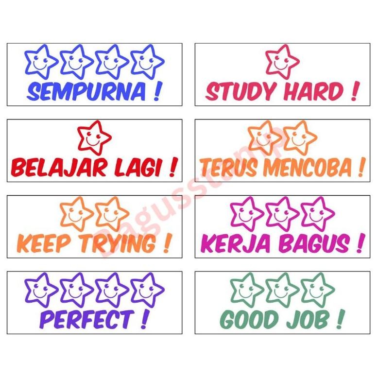 

Fuz-611 Stempel Guru Penilaian Bintang Teacher Stamp Star Rewards Sd Tk Anak [Gantungan Kunci] Fuz-611