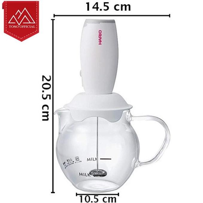 

Hario Creamer Qto Cqt-45 Milk Frother Pembuih Susu Foam Pembusa Allshop