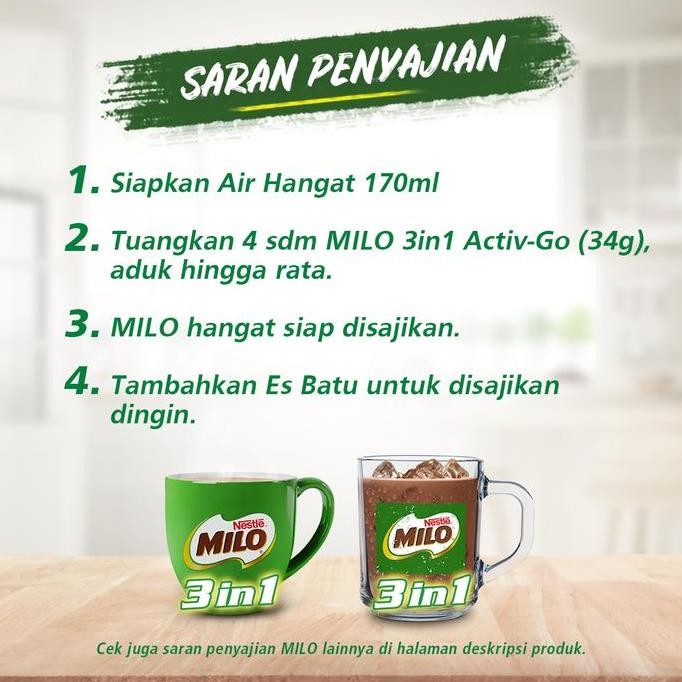 

Sale Milo 3In1 Activ-Go Susu Coklat Pouch 790G