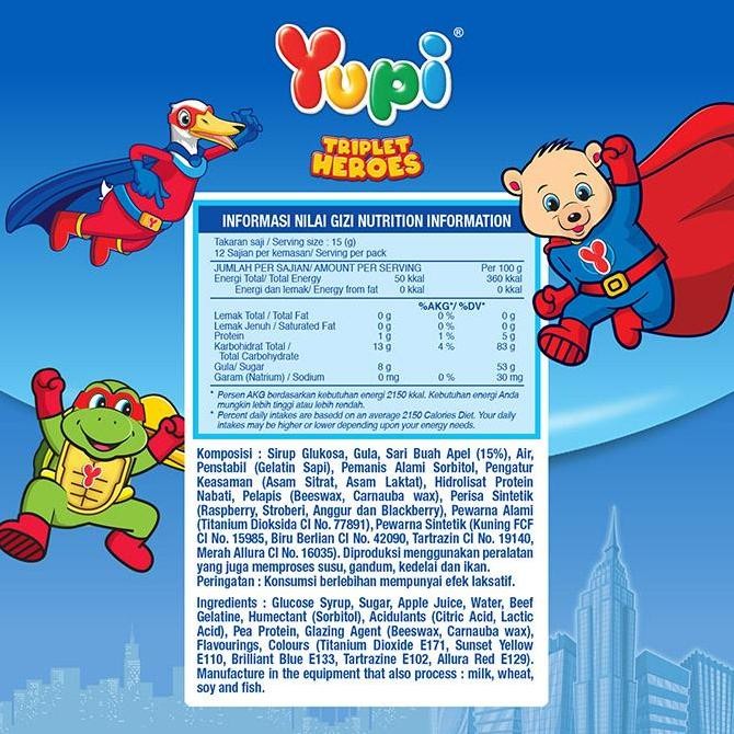 

Murah Yupi Triplet Heroes Carton