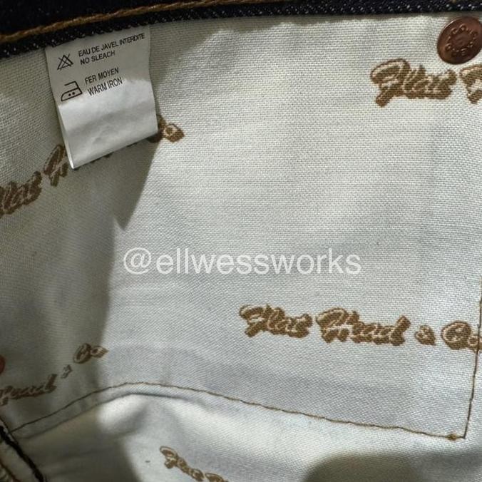 Grosir The Flat Head 1001 Selvedge Denim Deep Indigo