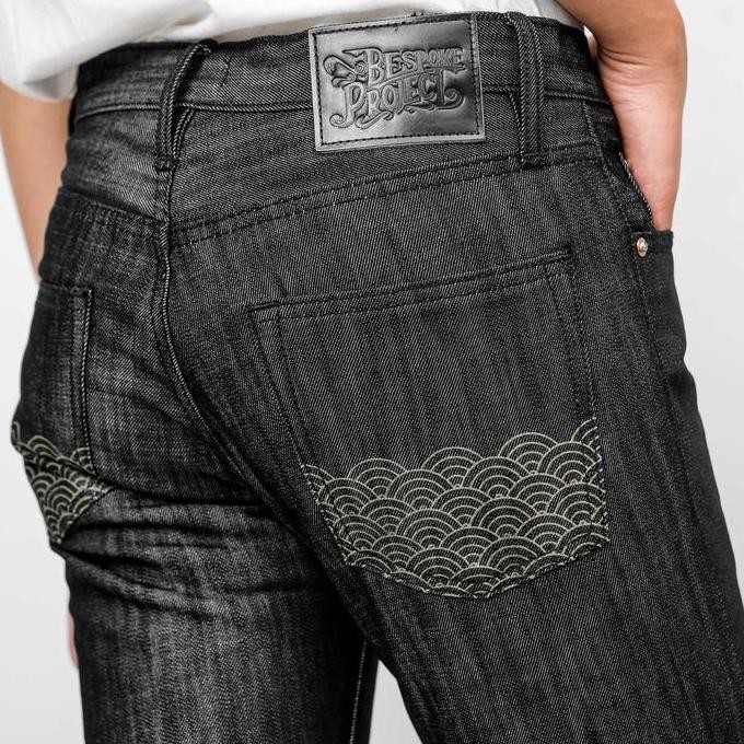 Murah Bespoke Project - Celana Jeans Peter Raw Denim