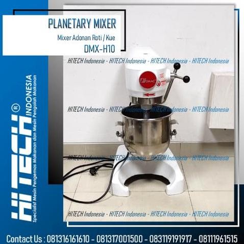 Grosir Planetary Mixer Fomac 10 Liter Dmx-H10 Mixer Adonan Roti 10L 10 L