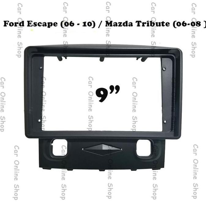 BEBAS ONGKIR - Frame headunit Ford Escape 9 inch Mazda Tribute PNP