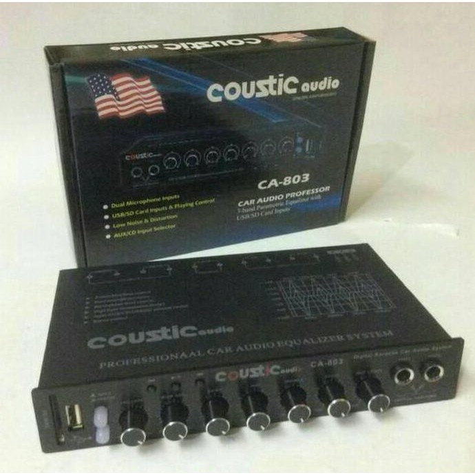 TERBARU - Car Audio Pre-Amp / Pre amp / Preamp Coustic CA-803 / CA 803 / CA803
