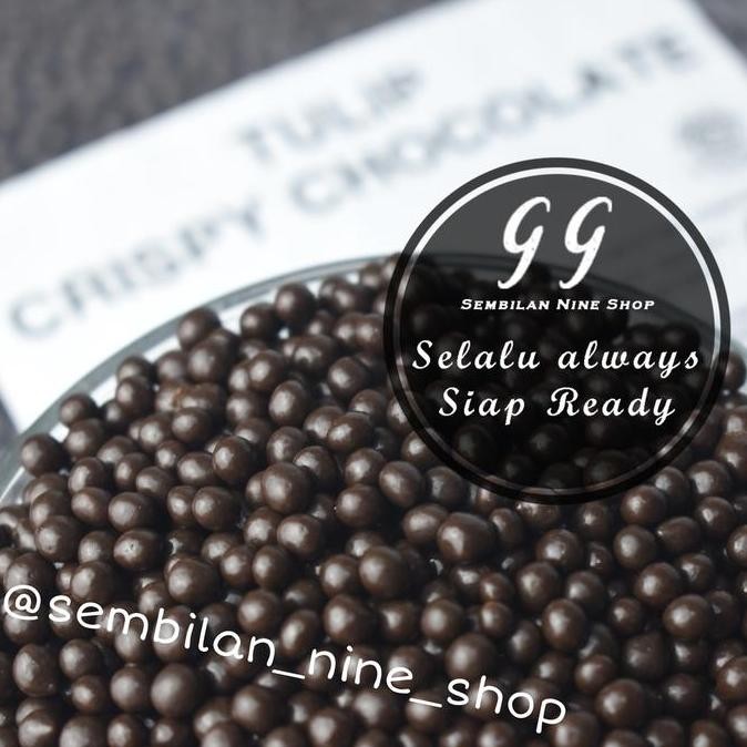

Promo Tulip 1 Kg Crispy Chocolate Crispyball Pearl Dark Cokelat Coklat Krispi
