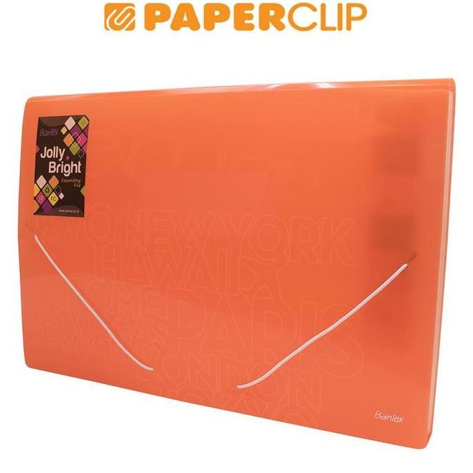 

BEBAS ONGKIR - EXPANDING FILE BANTEX 3607 FOLIO 12 ORANGE