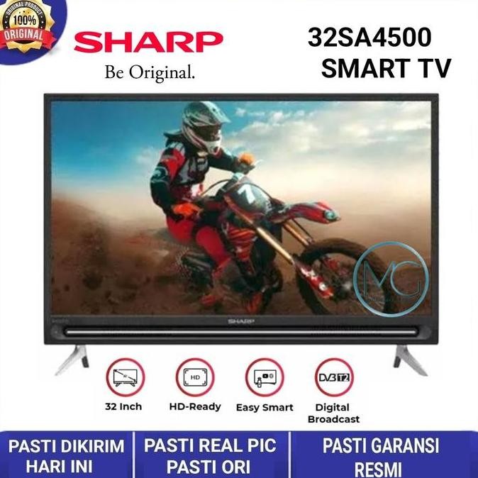 NEW TV LED SHARP 32 INCH DIGITAL SMART TV FULL HD Upscalling garansi resmi
